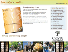 Tablet Screenshot of annualreport2009.crista.org